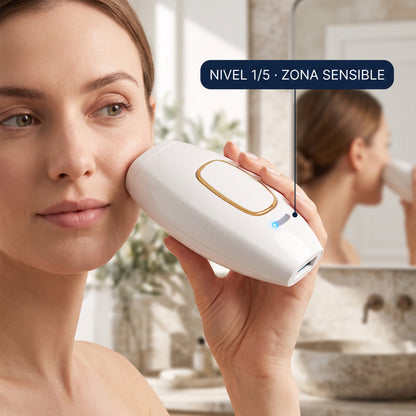 GlowPulse IPL - uso en rostro nivel 1