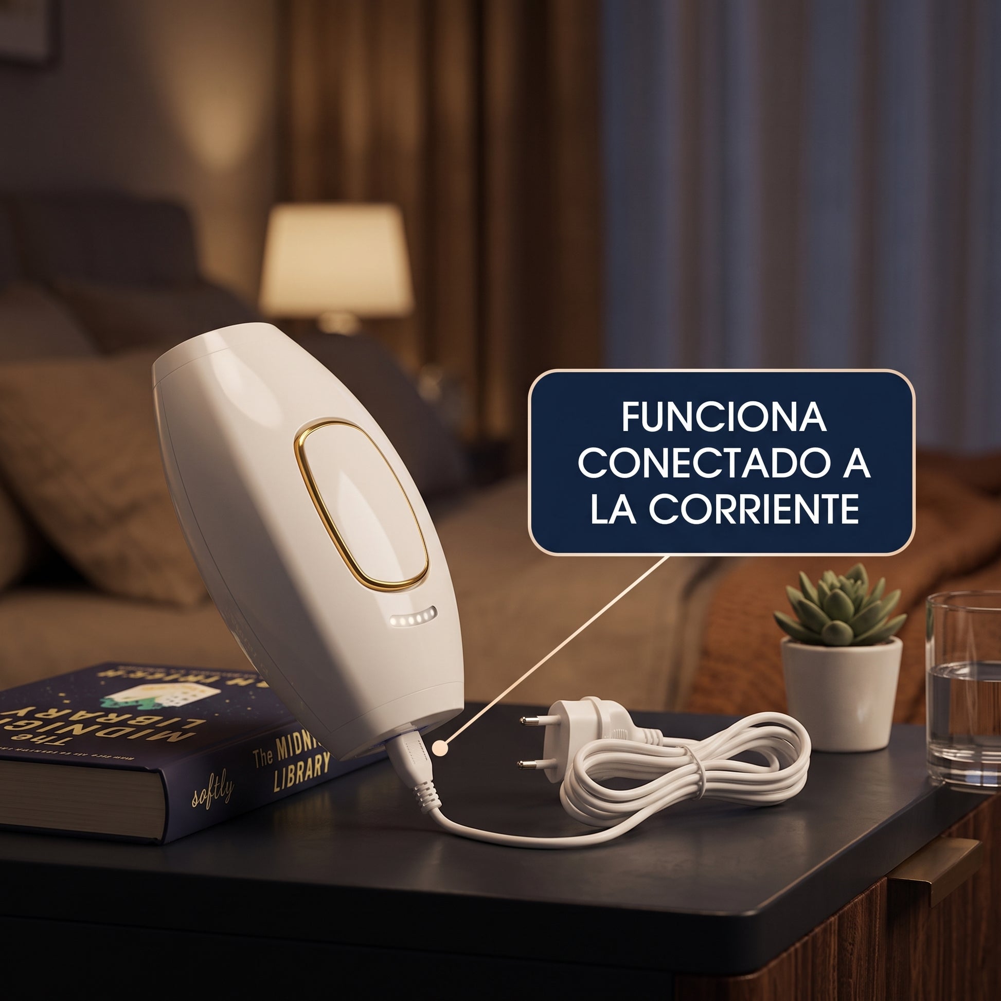 GlowPulse IPL - conectado a la corriente