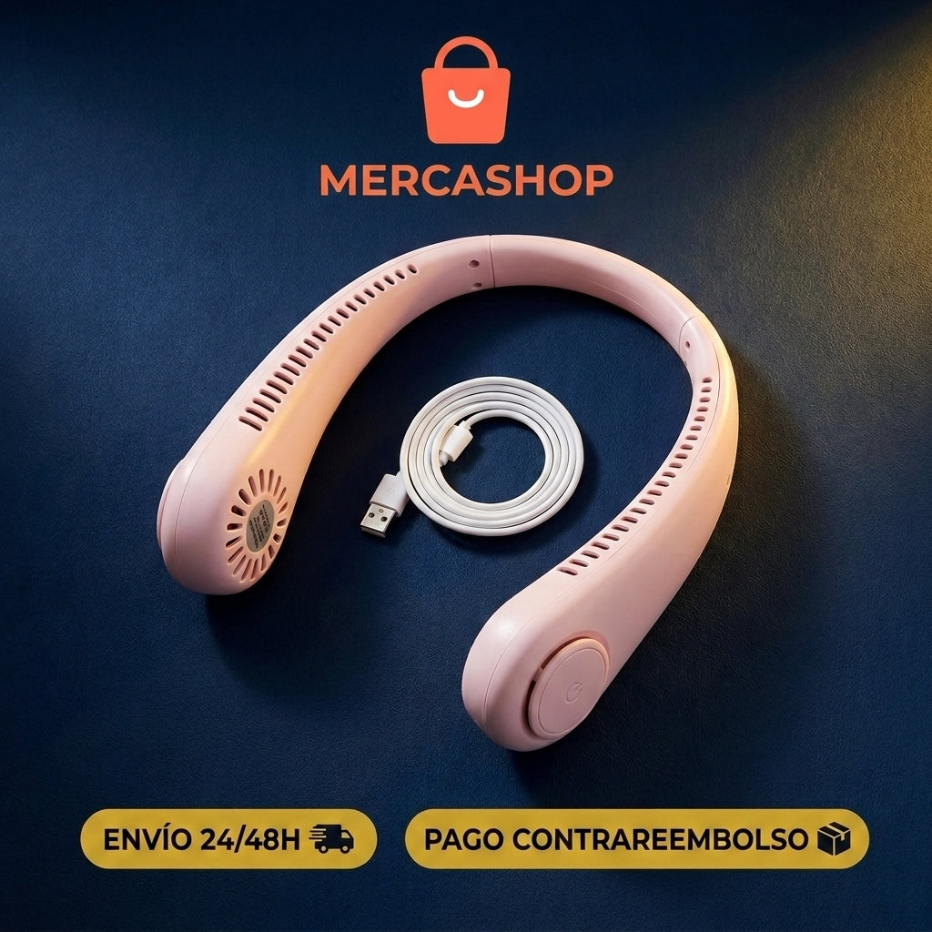 FreshNeck™ | Ventilador de Cuello Sin Aspas