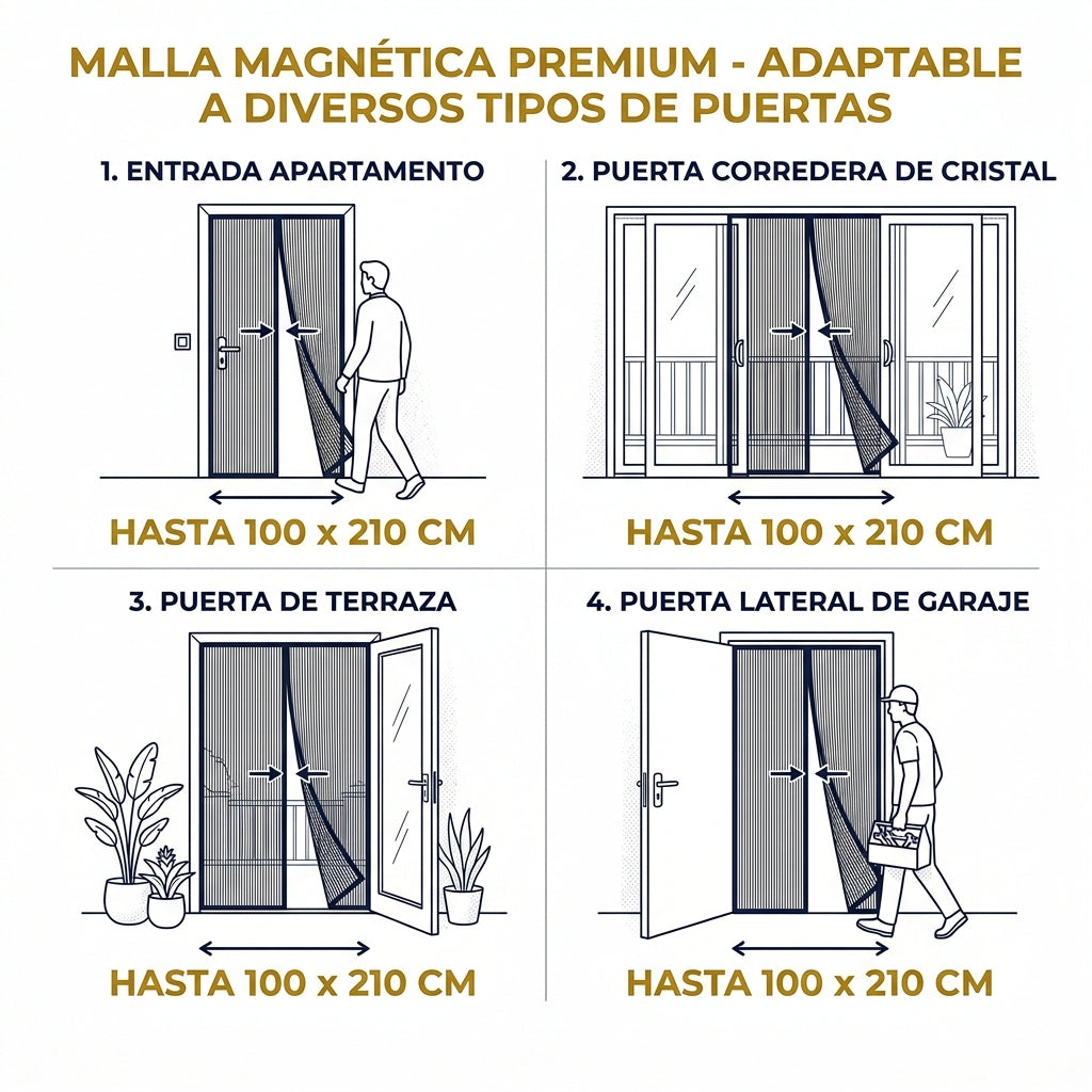 AirPass™ | Mosquitera Magnética