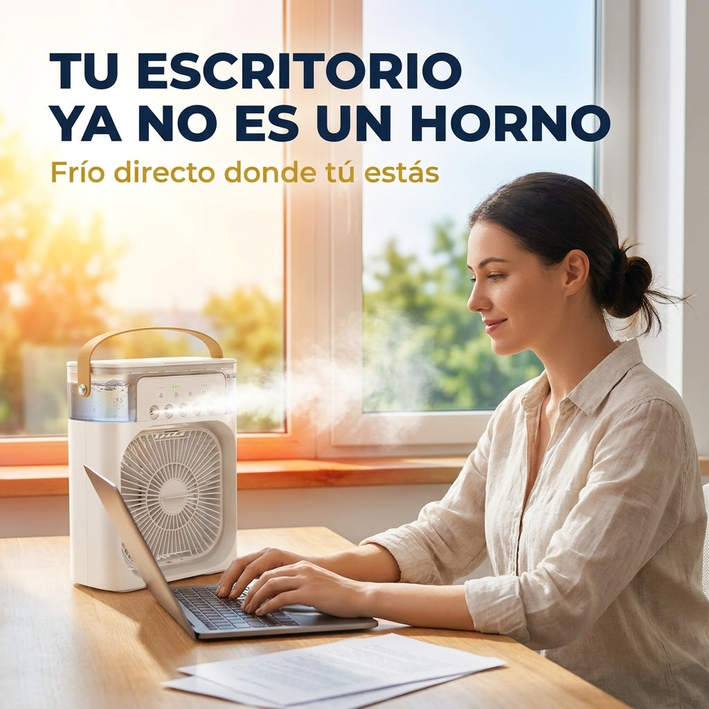 FrostMist™ | Aire Acondicionado Portátil con Nebulizador