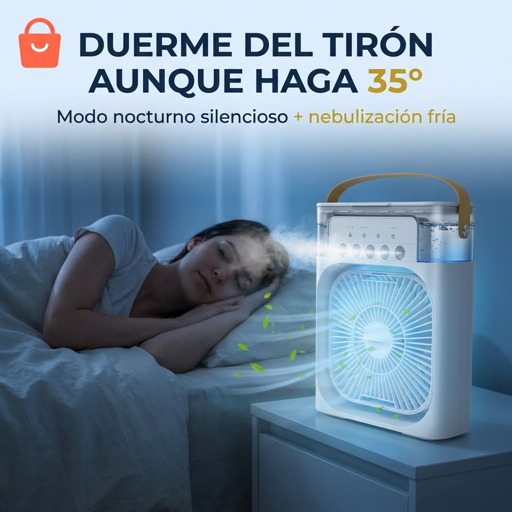 FrostMist™ | Aire Acondicionado Portátil con Nebulizador