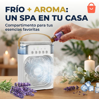 FrostMist™ | Aire Acondicionado Portátil con Nebulizador