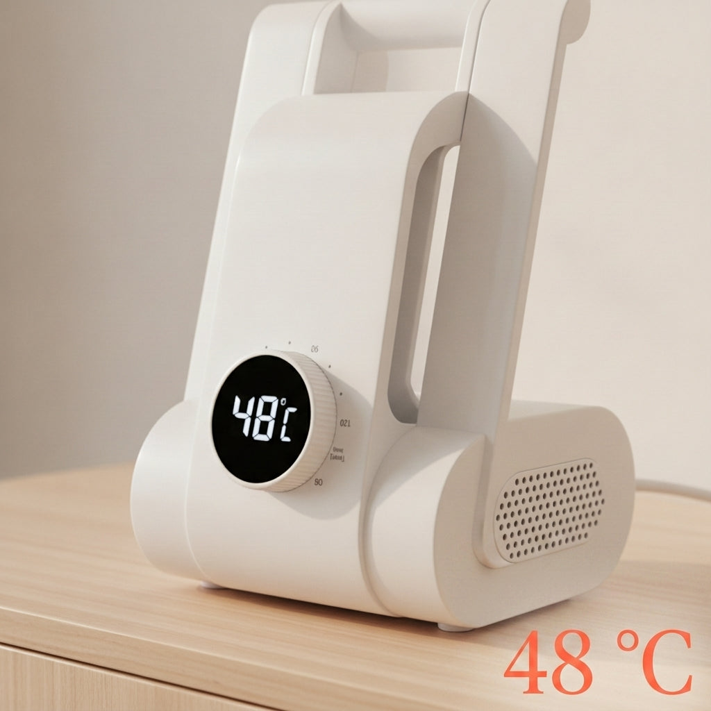 Dial de tiempo y pantalla con la temperatura