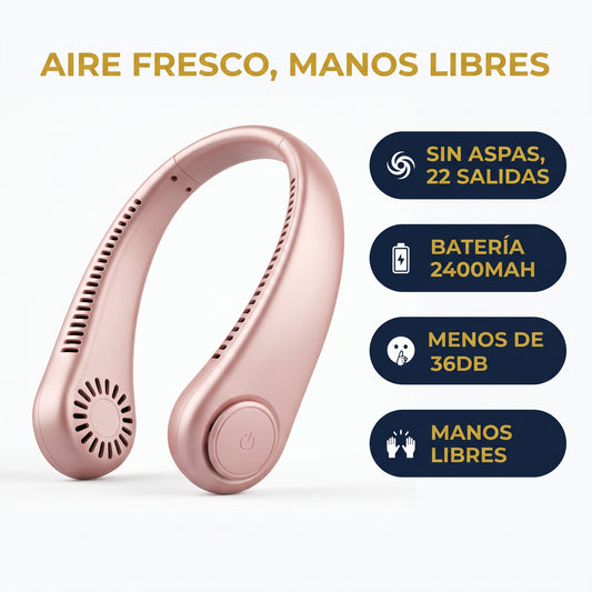 FreshNeck™ | Ventilador de Cuello Sin Aspas