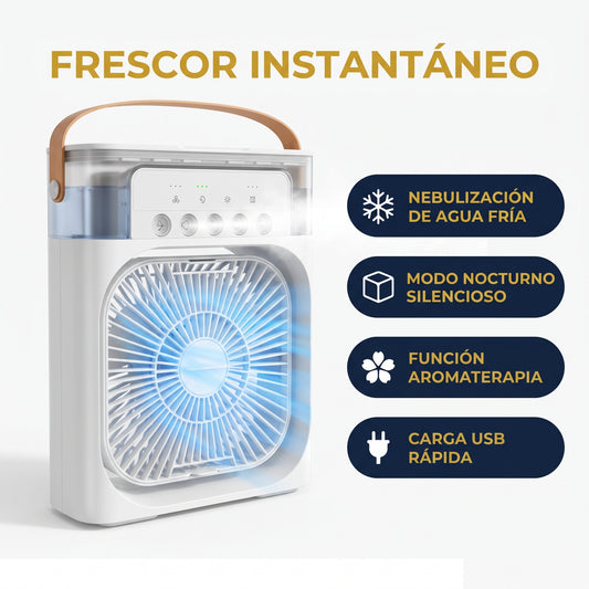 FrostMist™ | Aire Acondicionado Portátil con Nebulizador