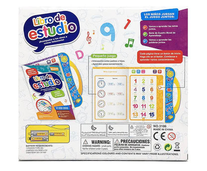 Caja del libro interactivo bilingue