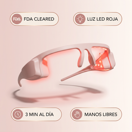 LumaEyes™ PRO - Gafas LED Roja Antiedad Contorno de Ojos