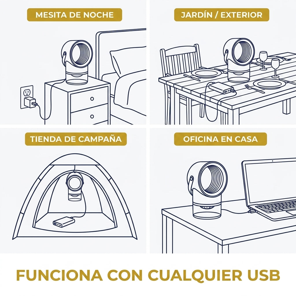 ULTRA SMART - Lámpara contra Mosquitos