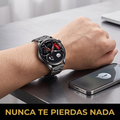Smartwatch deportivo LIGE, correa metalica
